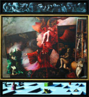 Öl/Leinwand auf Holz, 80 x 74